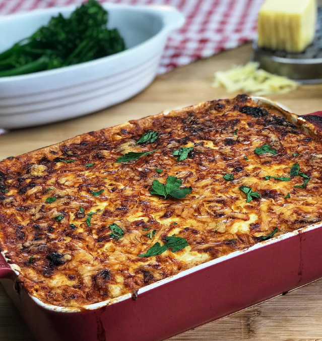 QUORN LASAGNE WITH BUTTERNUT SQUASH