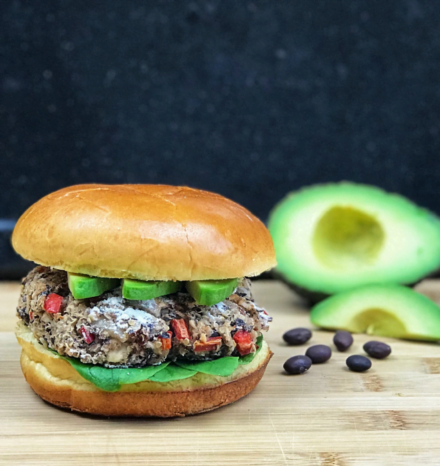 THE ULTIMATE BLACK BEAN BURGER