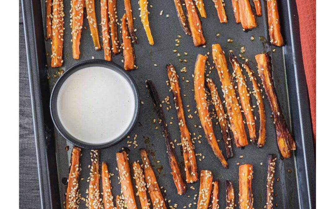 sesame carrot fries