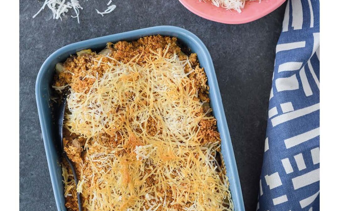 artichoke heart parmesan bake