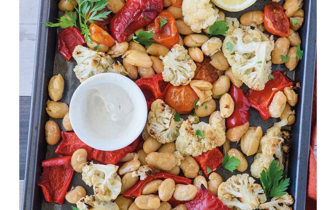 roasted cauliflower bowl