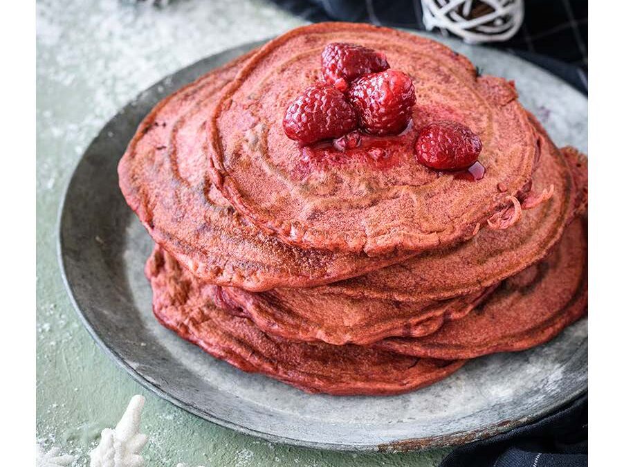 RED VELVET PANCAKES