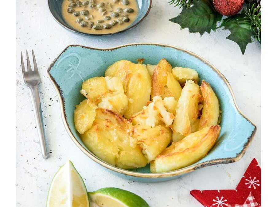 crispy smashed potatoes