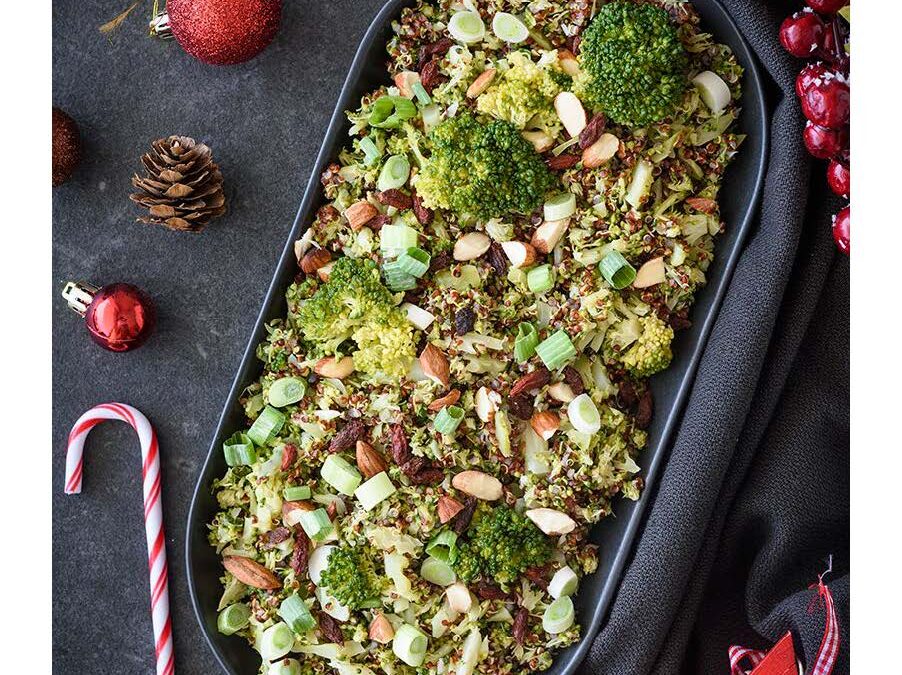 BROCCOLI & GOJI BERRY QUINOA SALAD