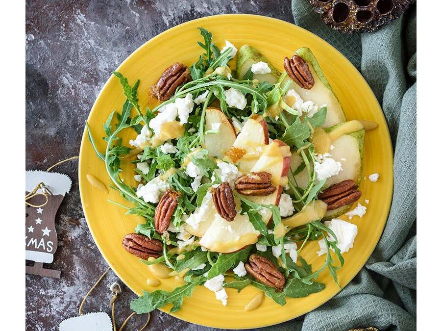 GOAT’S CHEESE & PEAR SALAD