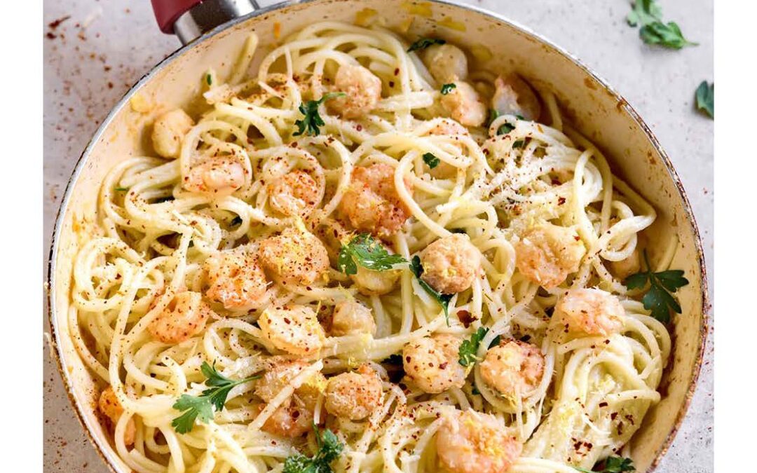 prawn linguine