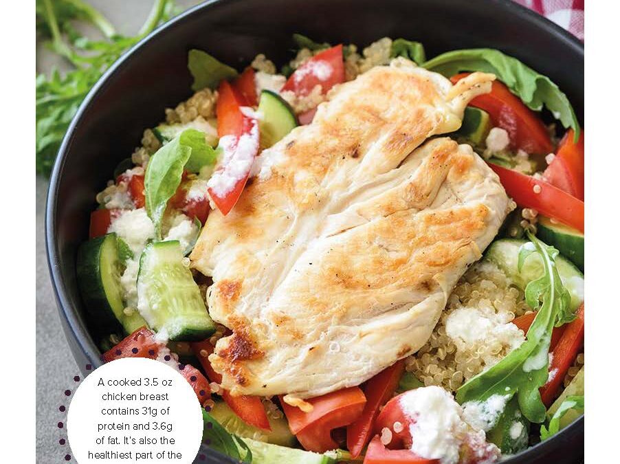 QUINOA & CHICKEN SALAD WITH BUTTERMILK DRESSING