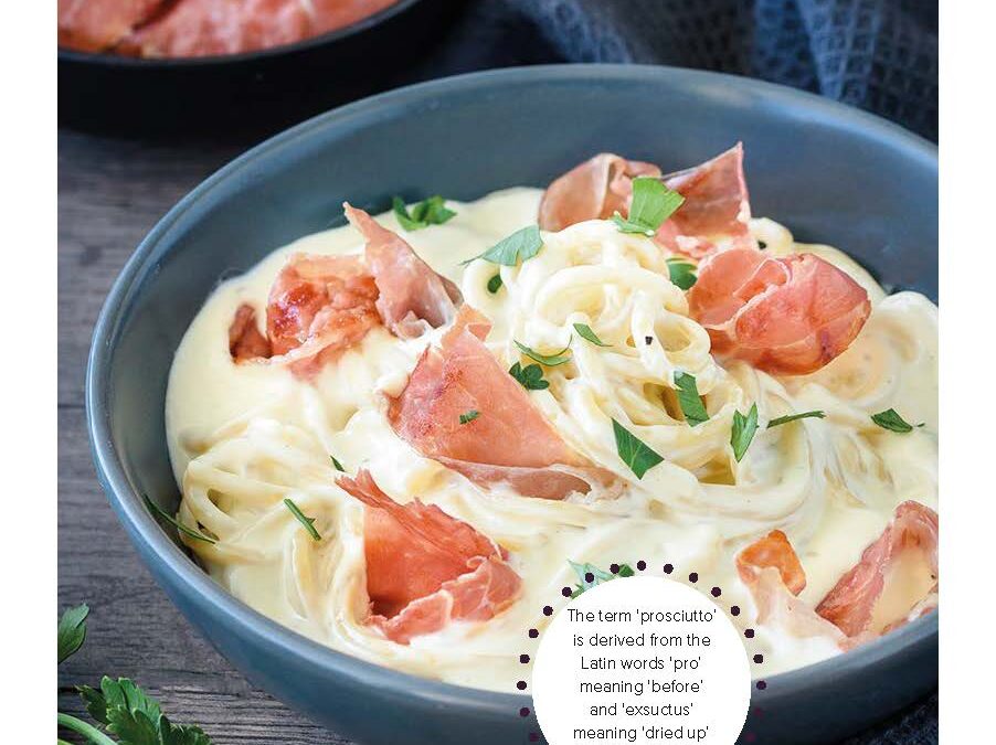 CRUNCY PROSCIUTTO PASTA
