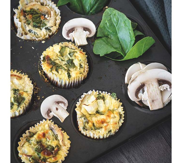 garlic mushroom egg cups