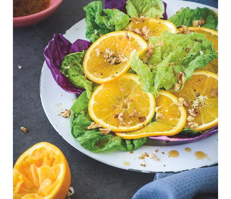 orange & radicchio salad