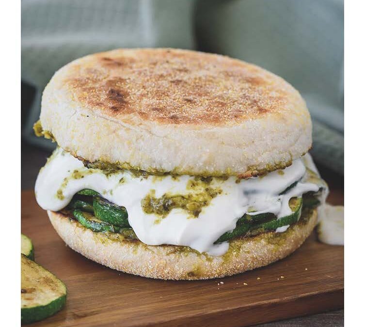 mini goats cheese pizzas