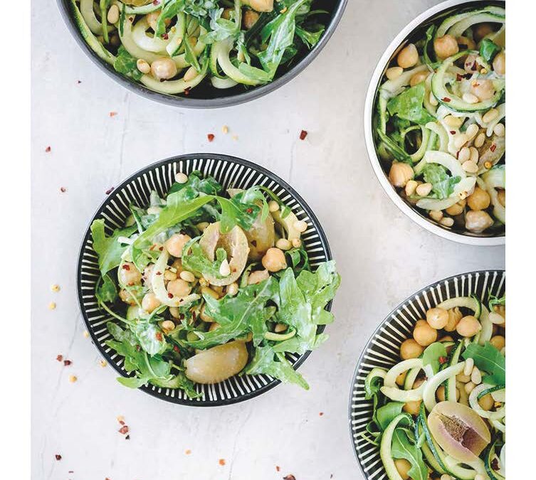 avocado zoodle pasta