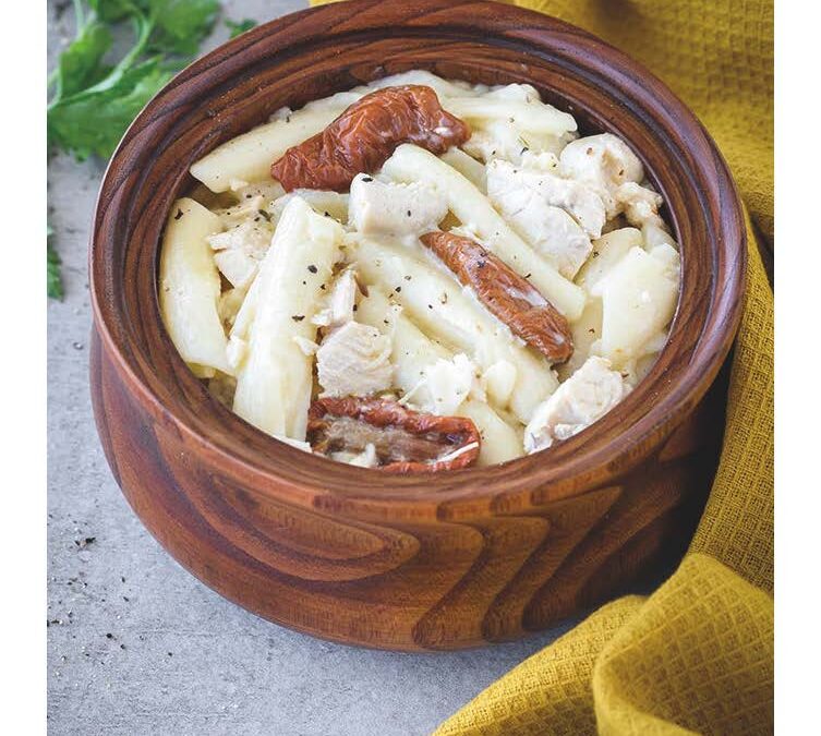 creamy turkey pasta