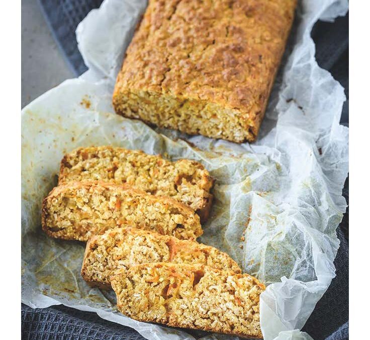 carrot cake oatmeal slice