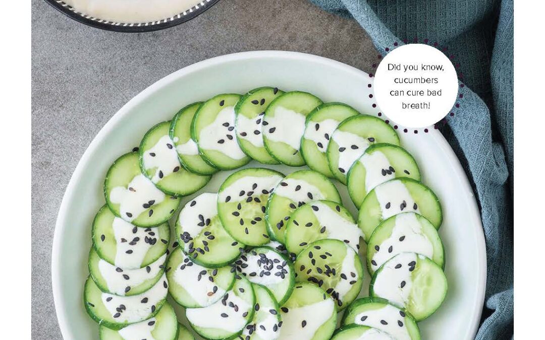 TAHINI CUCUMBER SALAD
