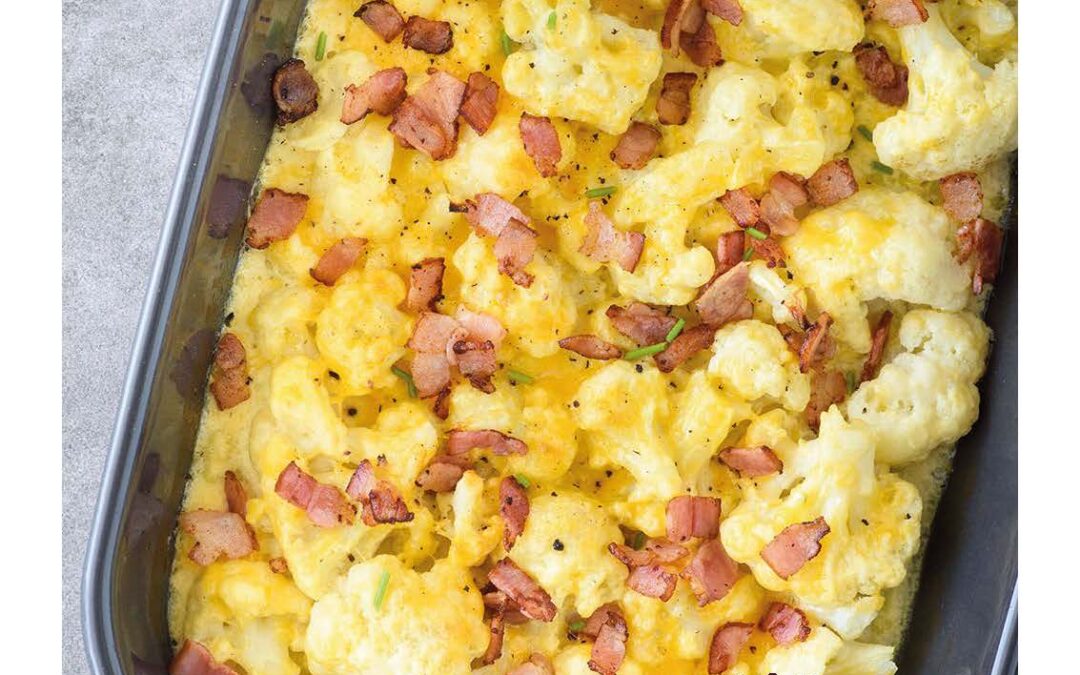 cheesy cauliflower bake