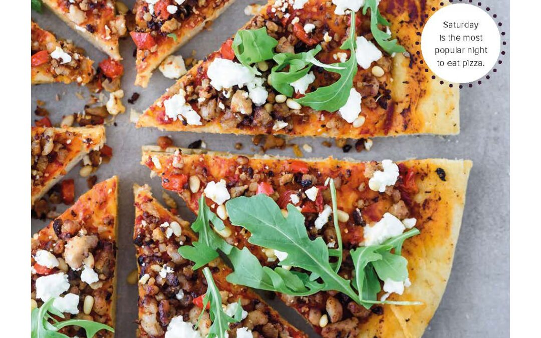 lamb & arugula pizza