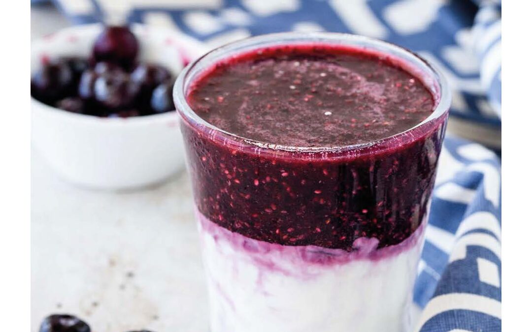 BLUEBERRY CHEESECAKE POTS