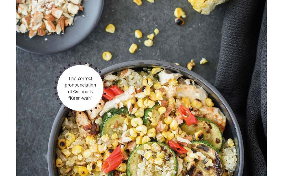 TOFU AND COURGETTE QUINOA SALAD