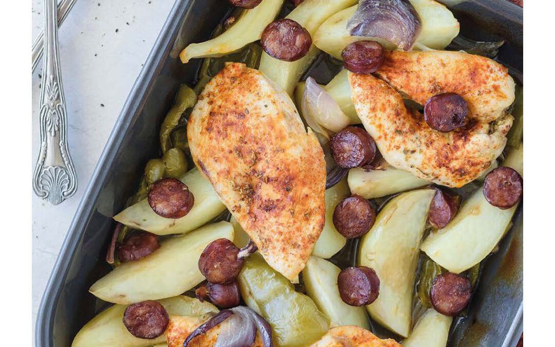 SPANISH BAKED CHICKEN