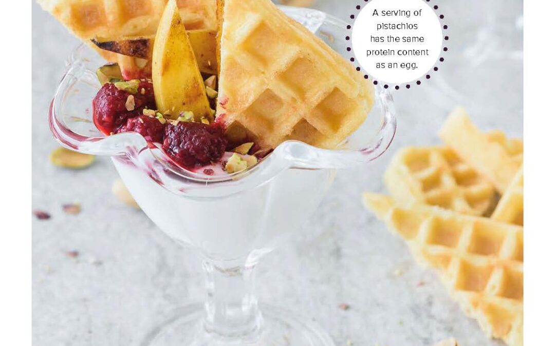 mango waffle cup