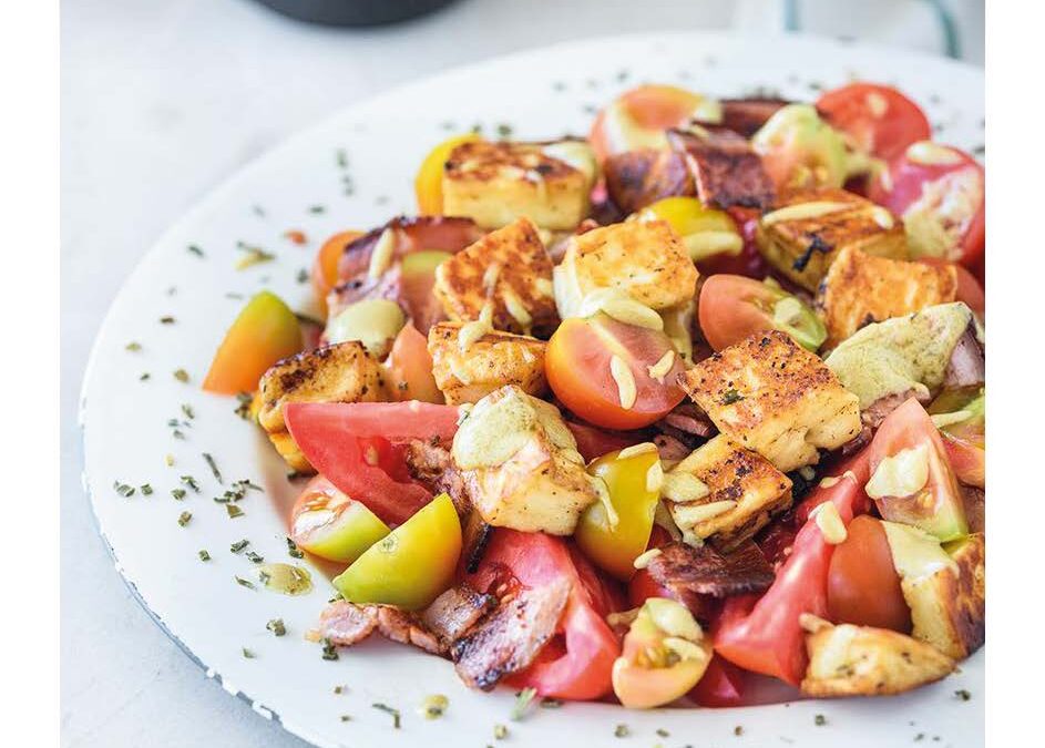 bacon and tomato salad