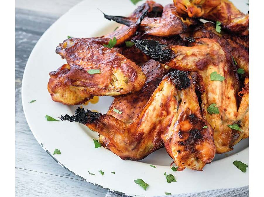 gingery chicken wings