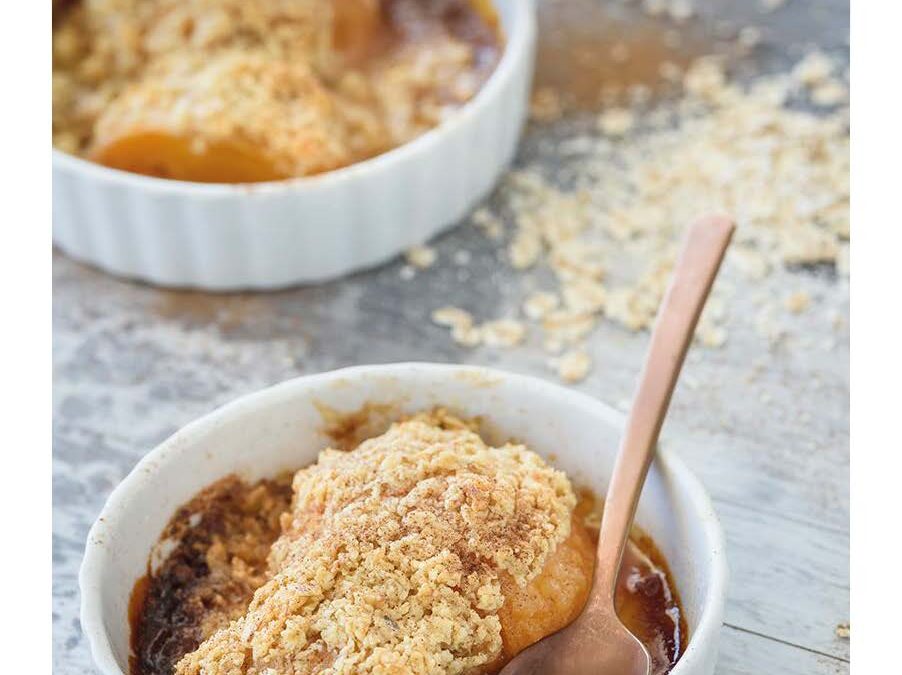 apricot crumble pot