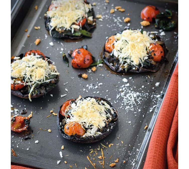 VEGAN STUFFED MUSHROOMS