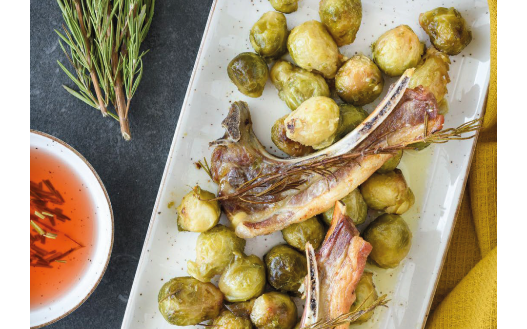 LAMB RACK WITH SPROUTS