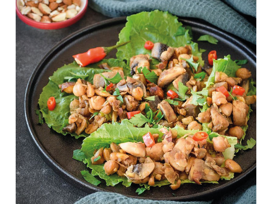 chickpea san choy bow